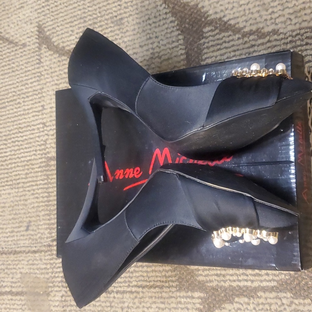 Anne Michelle black Heels - Picture 4 of 7